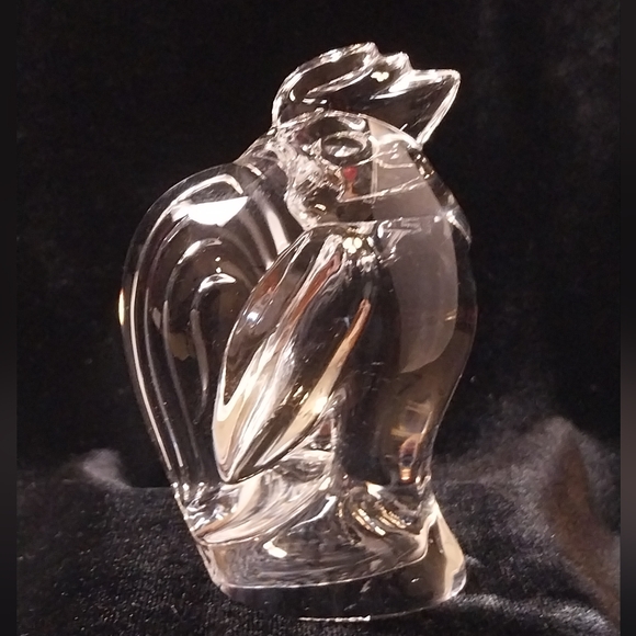 Steuben Signed Art Glass Rooster #5527 Paperweight/Hand Cooĺer